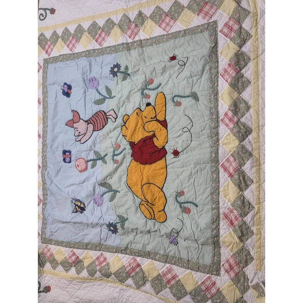 Disney Winnie The Pooh 100 Acre Wood Full Size Quilt 80